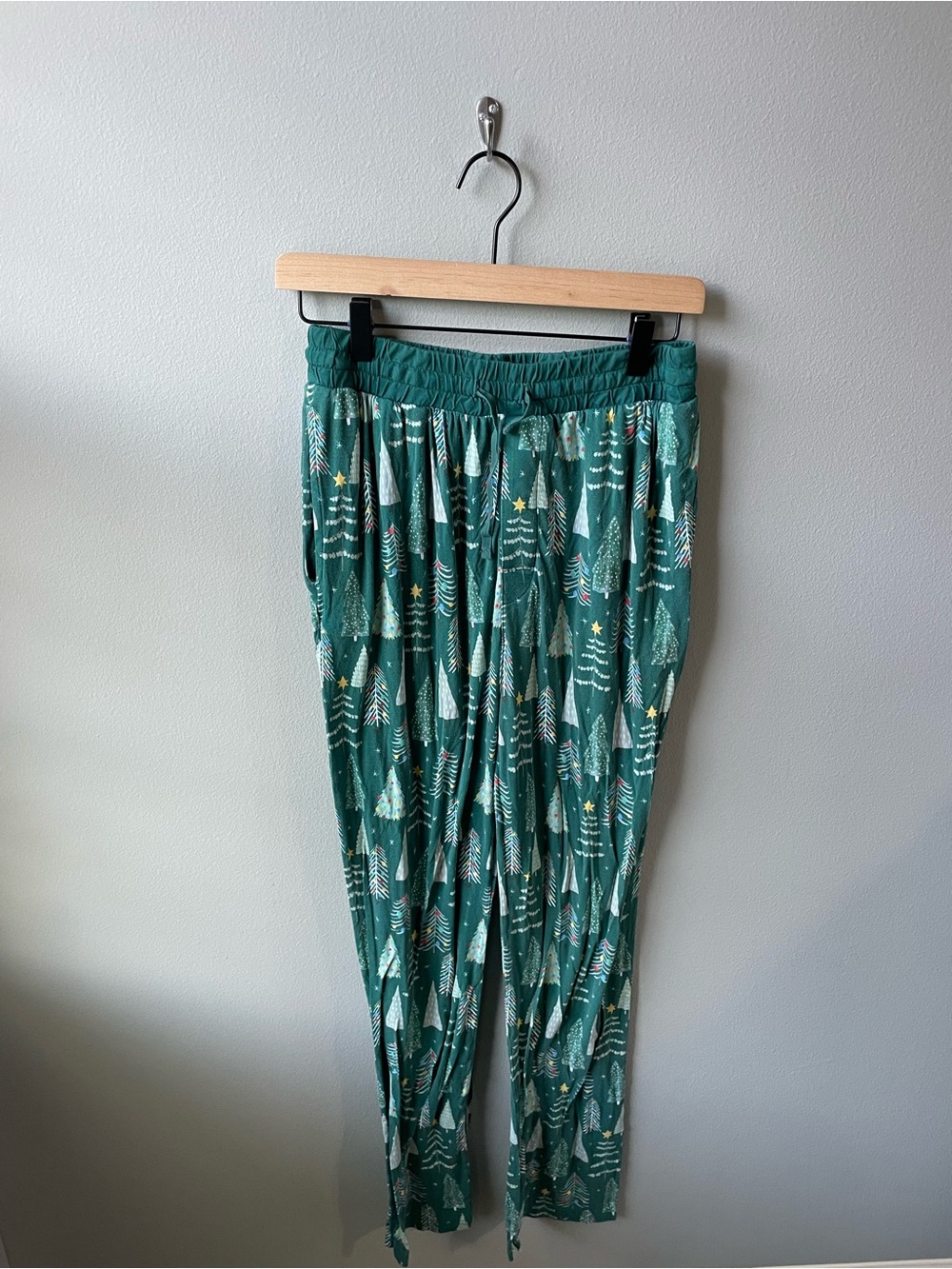 Little Sleepies Twinkling Trees Men’s Bamboo Christmas Pajama Pants